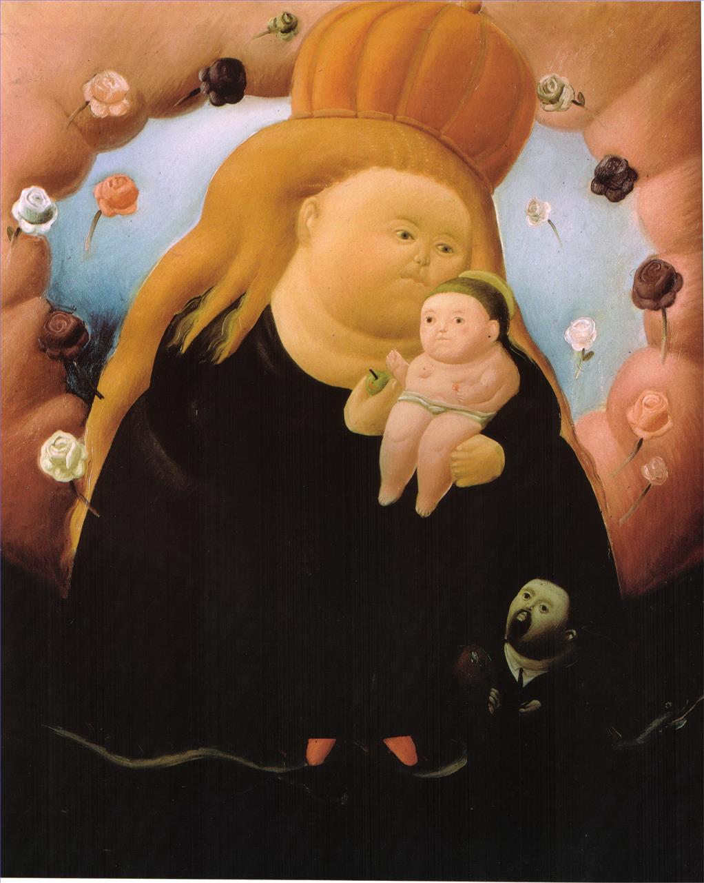 Notre Dame de New York Fernando Botero Peintures à l'huile